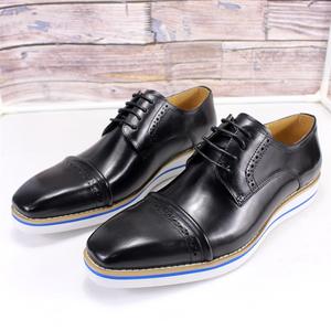 Mocassins classiques noirs à la mode, nouveau design, cuir souple, chaussures pour hommes, chaussures en cuir de vache, bout rond, chaussures décontractées pour hommes fabriquées à la main - Product Image 6