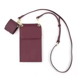 Custom Design Saffiano <span class=keywords><strong>custodia</strong></span> per telefono in pelle Cover per Aippods 1/2 Pro Set da donna borsa per <span class=keywords><strong>airpods</strong></span> e Mobile - Product Image 2