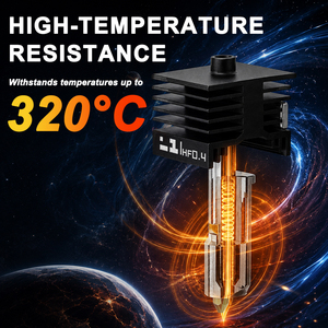 Buse d'imprimante 3D de remplacement compatible avec l'ensemble de la tête d'impression Bambu Lab P2S X2D pour imprimante 3D FDM - Product Image 2
