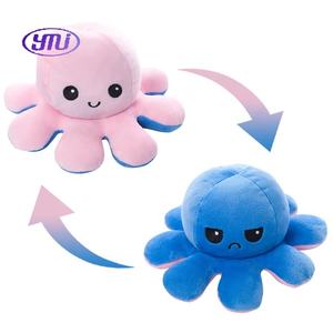 Venta caliente colorido <span class=keywords><strong>pulpo</strong></span> <span class=keywords><strong>gigante</strong></span> peluche 20cm <span class=keywords><strong>Reversible</strong></span> <span class=keywords><strong>pulpo</strong></span> felpa almohada - Product Image 5