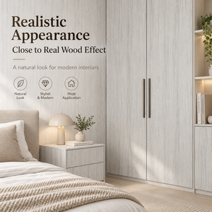 Papel Tapiz Autoadhesivo <span class=keywords><strong>de</strong></span> PVC con Textura <span class=keywords><strong>de</strong></span> Madera, Película Decorativa <span class=keywords><strong>de</strong></span> <span class=keywords><strong>Vinilo</strong></span> Impermeable <span class=keywords><strong>para</strong></span> Puertas <span class=keywords><strong>de</strong></span> Armarios y Gabinetes - Product Image 3