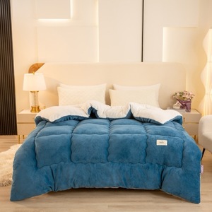 Großhandel Neue Designs Hotel- und Heim-Wärmedecken Weiche Sherpa-Überwürfe Fleece-Decken für den Winter - Product Image 2