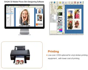 DIY mobile skin cutting software and machine in China for mobile accessories shops