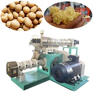 Corn/Soymeal/Bran Annulus Mixer Discharge Animal Complete Feeds Pellet Extrusion Line Ecpander Machine