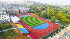 400M 8 Line Athletic Rubber Track Sandwich System Running Track Of Sport Surface