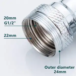 Rotazione di 1080 gradi braccio meccanico filtri di estensione del rubinetto universale doppia guarnizione a prova di schizzi due modalità di uscita dell'acqua