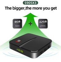 TV Box Android 11 4K Amlogic Quad Core Dual Band WIFI RAM 2GB/4GB ROM 16GB/32GB/64GB Smart Set-top Box