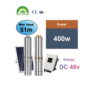 China 3 pulgadas 48V 400W Outlet Dc bomba de agua sumergible de pozo profundo - Product Image 1