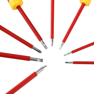 Weeks Insulated Screwdriver Set 8 Pc Chrome Vanadium Steel Magnetic Electrical Tool Kit - Product Image 5