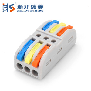 CZLS -223 Mini kompakt itme tel konektörü kablosuz hızlı kolu kablo konnektörleri Terminal bloğu 6P bahar tipi endüstriyel kullanım - Product Image 2