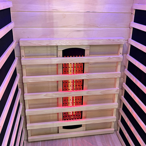 Sauna infrarouge en bois de pruche pour 1 à 2 personnes - Style moderne pour la maison/le <span class=keywords><strong>spa</strong></span>/l'hôtel (OEM pris en charge) - Product Image 4