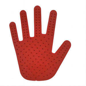 Guante para eliminar el pelo de mascotas Xingjiu, material TPR, forma de aguja, para el aseo de gatos de pelo corto - Product Image 4