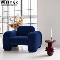 WISEMAX FURNITURE Canapé-lit simple moderne de style nordique, luxueux et confortable, avec revêtement rembourré, pour hôtel, villa, appartement, maison