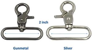 Pcs Strong Zinc Alloy Webbing Strap Swivel Trigger Clip <b>Snap</b> <b>Hook</b> Lobster Clasps Buckles - Product Image 5