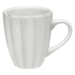 Taza de gres AUDE LINE con asa, 37 cl, verde claro - Product Image 1