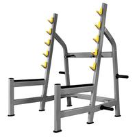 Station de musculation multifonctionnelle en acier pour squats, banc plat, écologique, unisexe, pour la remise en forme à domicile