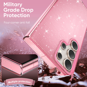 Ốp điện thoại trong suốt lấp lánh cho Samsung cho Galaxy A55 A15 A25 A35 S24 Ultra S23 FE S22 A54 5g A34 A33 A14 A53 A52 A13 - Product Image 3