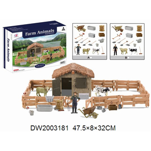 Juguetes Divertidos de Vaqueros del Oeste, Serie de Animales de Granja, Set de Modelos de Animales para Niños - Product Image 2