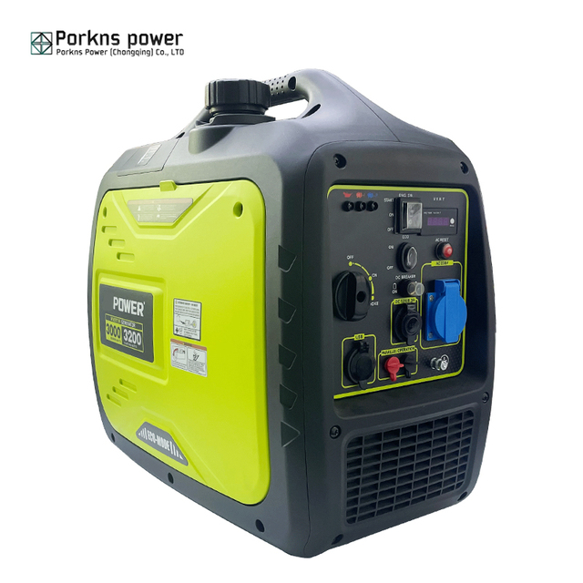 4 Stroke Small Mini Portable 220V AC Single Phase Petrol Genset 4kw Recoil Start Silent Gasoline Inverter Generator
