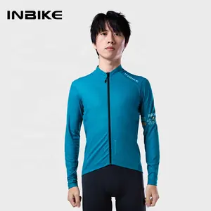 INBIKE ODM OEM Kostenloses Custom Design Fahrrad bekleidung Sublimation Bedruckte Fahrrad uniform Herren Fahrrad trikot Set Fahrrad ärmel Trikots