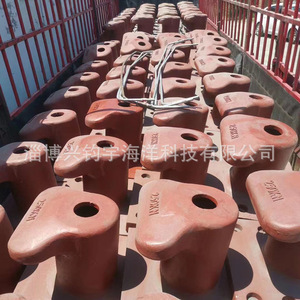 Perno de amarre de hierro fundido de una sola cabeza para embarcaciones, 50KN 1500KN, para uso en muelles - Product Image 3