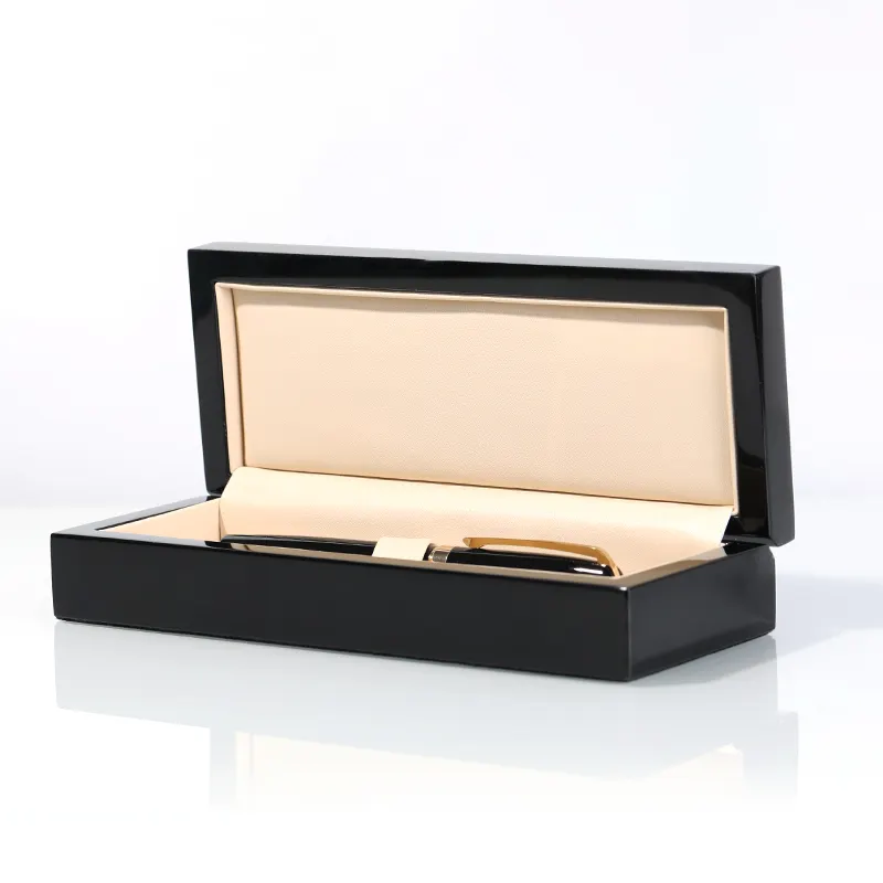 Étui de stylo à plume en métal de luxe, boîte-cadeau vide pour stylo à encre, boîte-cadeau pour les affaires