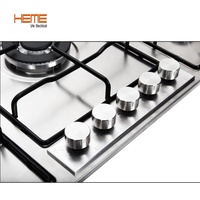 Cocina a Gas Factory Table de cuisson à gaz encastrée à 5 brûleurs avec acier inoxydable