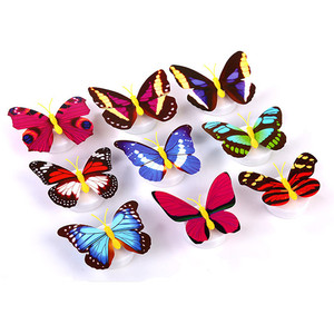 Decoração de parede para festa, mistura projetada, multi cores, led, borboleta - Product Image 3