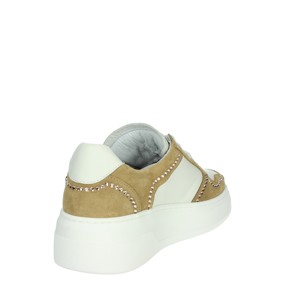Scarpe da ginnastica autunnali bianche/Beige Ne835 a ammortizzazione bassa leggero stile Soft Mesh scarpe da passeggio usa e getta per camminare comodamente - Product Image 3