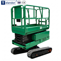 Plateforme élévatrice à ciseaux semi-automatique à prix d'usine, table élévatrice à ciseaux 4m-18m, plateformes de travail en hauteur à vendre