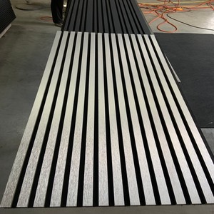 Paneles de pared acústicos 3D de madera <span class=keywords><strong>Akupanel</strong></span>, aislamiento acústico, diseño contemporáneo, Color personalizado, decoración Interior para sala de estar, apartamento - Product Image 6