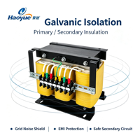 Transformateur de contrôle de puissance triphasé DSG-UL 80 kVA, élévateur et abaisseur de tension, à isolation, multi-tirs, réglage de tension, personnalisable pour usage industriel