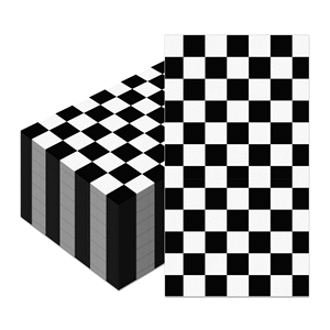 Huancai rô cờ khách Khăn ăn dùng một lần giấy ăn tối Khăn ăn phòng tắm khăn tay cho sinh nhật Racing Car Nguồn cung cấp bên - Product Image 2