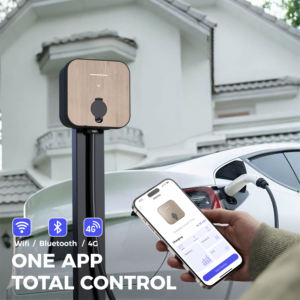 Tethered Smart AC wallbox Station 22KW Type <span class=keywords><strong>2</strong></span>สายชาร์จ APP ควบคุม EV สถานีชาร์จสำหรับรถยนต์ไฟฟ้า - Product Image 4