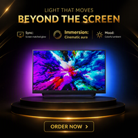 Bande lumineuse Joystar pour téléviseur, éclairage d'ambiance 4K UHD pour la maison, le cinéma maison et la salle de jeux