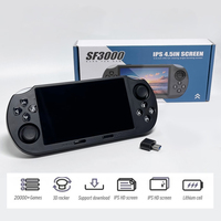 Usine SF3000 4.5 pouces écran Portable rétro Consoles de jeux vidéo portables lecteur de jeu classique pour PS1/GBA/SFC/MAME