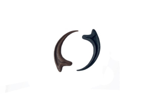 Móng Vuốt Chim Ăn Thịt Kiểu Công Viên Kỷ Jura Dài 6 Inch Móng Vuốt Chim Ăn Thịt Màu Nâu Và Đen Hóa Thạch - Product Image 2