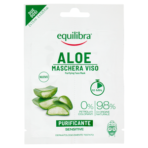 Equilibra Face, Mascarilla Facial Purificante de Aloe 2 x 7.5ml - Product Image 1