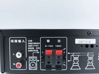 Penguat Daya Tegangan Konstan Terintegrasi USB-50 50W dengan Bluetooth USB 110V untuk Sistem PA Musik Latar Belakang Audio Hub Mixer