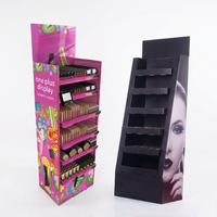 Support d'affichage en papier pliable portable, présentoir en carton détachable autoportant pour parfums et fragrances
