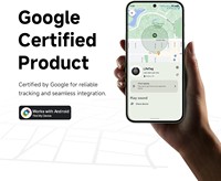 Localizador de Objetos para AirTags Android, Plástico, Alcance de 150m, 12 Meses de Duración de Batería, 85dB, para Llaves, Equipaje, Mochila