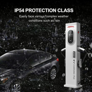 AMPPAL Nouvelle Station de Recharge AC pour Véhicules Électriques à Fixation au Sol, Double Connecteur, avec OCPP et POS - Product Image 3