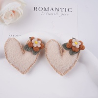 Patchs brodés mignons de style coréen en feutre non tissé écologique à coudre, série fruits, pour vêtements de fille, fournitures de bricolage, vente en gros