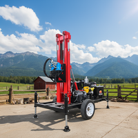 Foreuse portable diesel pour puits d'eau – Machine efficace pour forage profond, idéale pour l'irrigation agricole, domestique et les applications géothermiques