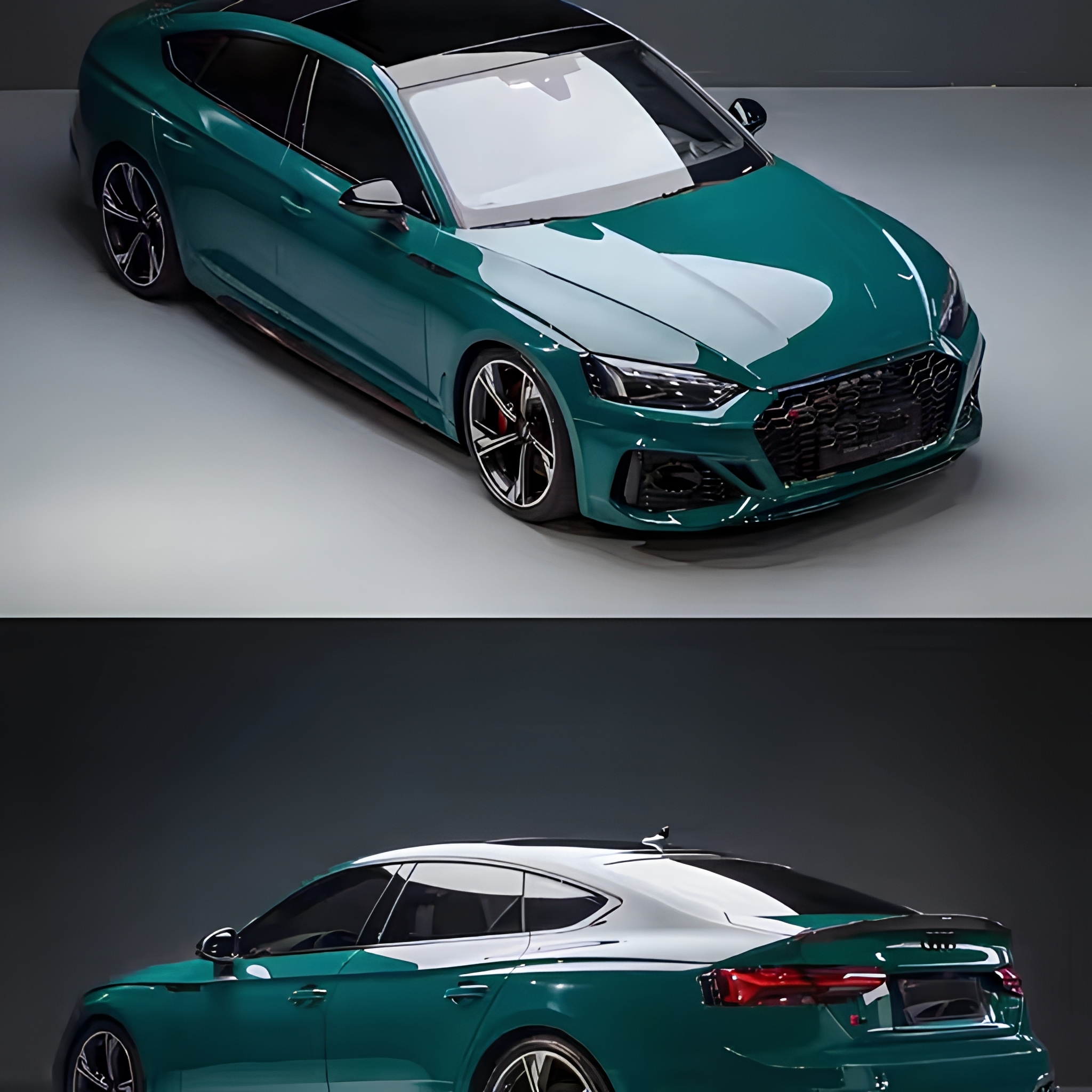 Audi verde infierno