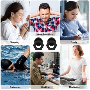 Bouchons d'oreilles personnalisés en silicone, 4 tailles, insonorisants, anti-bruit, protection auditive pour le sommeil, la moto et les festivals - Product Image 6
