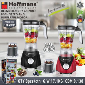 Mixeur multifonction Hoffmans Heavy Weight 600W 2-en-1 avec verrou de sécurité pour la promotion Afrique - Product Image 6