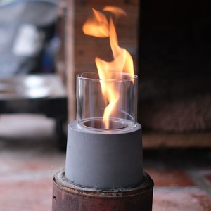 Calefacción al aire libre, pequeña chimenea de hormigón, decoración de escritorio, Mini fogón de mesa con Alcohol sin humo - Product Image 3