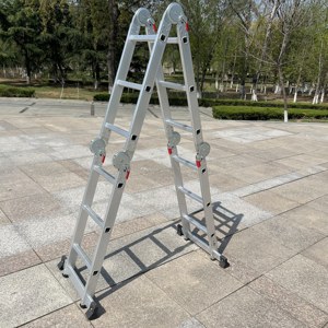 Multipurpose <strong>Ladder</strong> Telescopic Folding Step Aluminum <strong>Ladder</strong> - Product Image 3