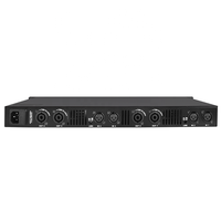 Dijital 450W * 4 sıcak satış profesyonel 4 kanal 1U boyutu D sınıfı güç amplifikatörü